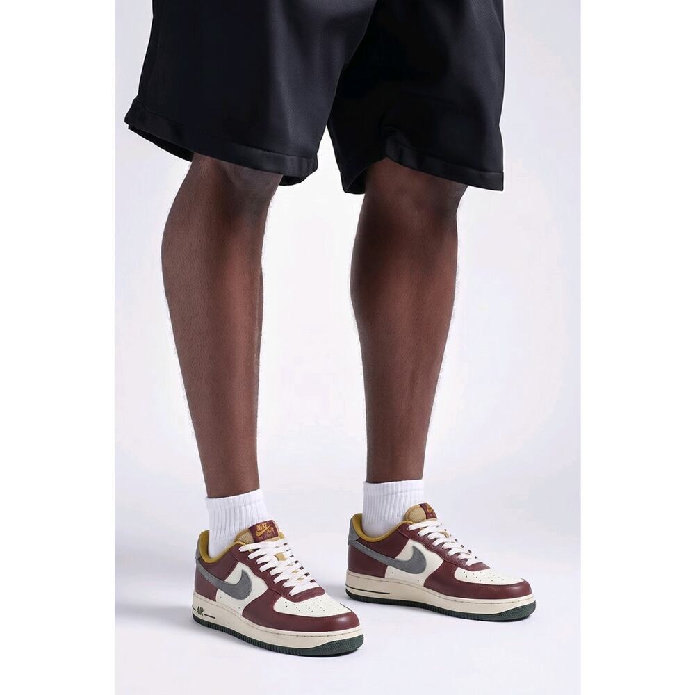 Men's Air Force 1 '07 LV8 Coconut Milk/Vintage Green HQ3612 113 Size 12